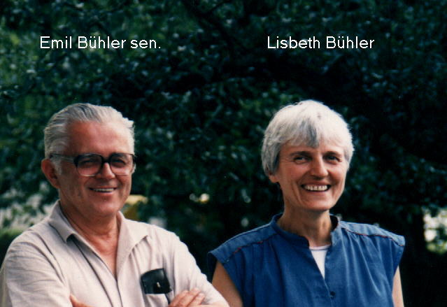 Bild von Emil Bühler sen. und Lisbeth Bühler